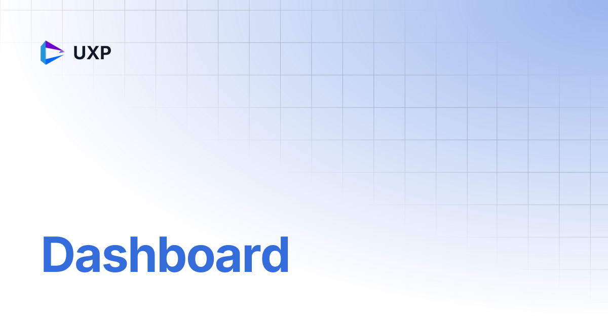 Dashboard | V5 | UXP